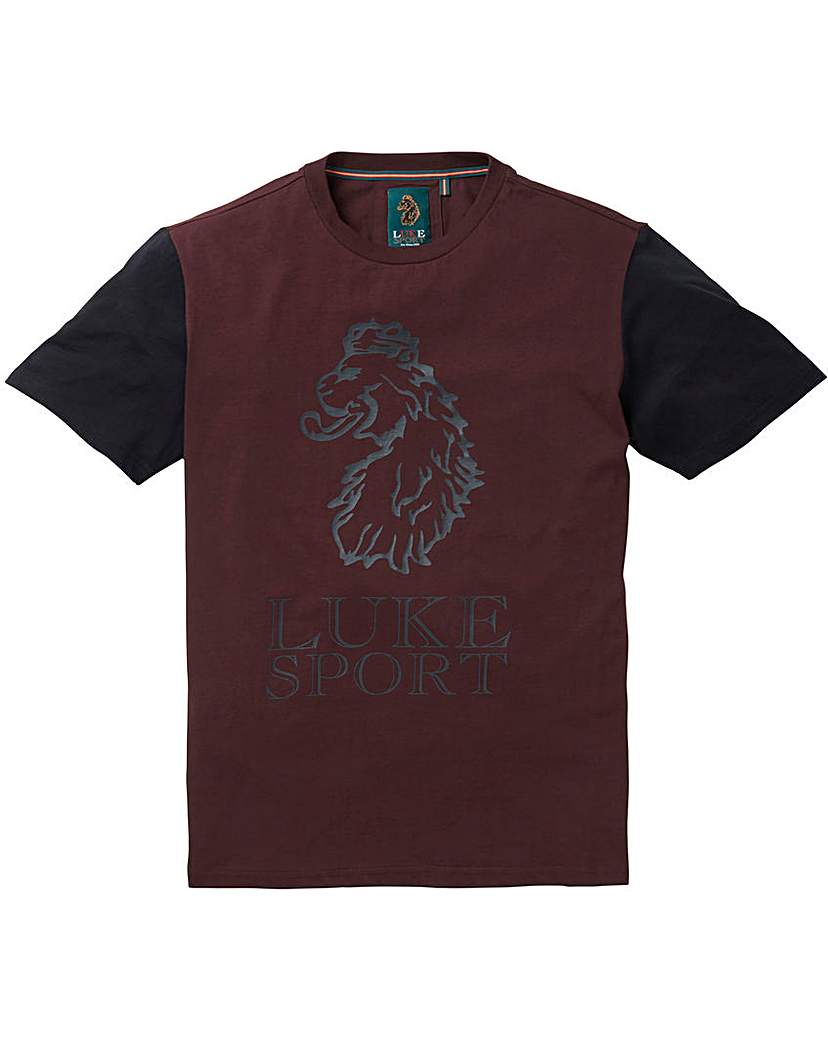 Image of Luke Sport Contrast Lion T-Shirt Regular
