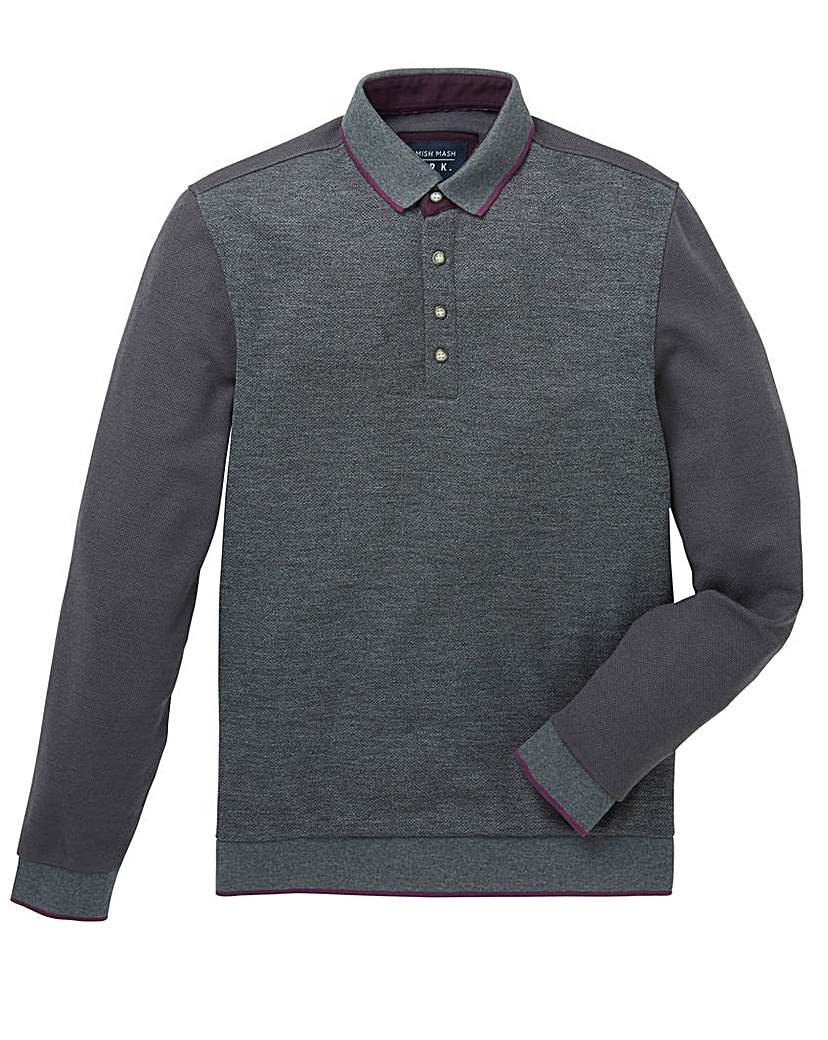 Image of Mish Mash Long Sleeved Kenedy Polo Long