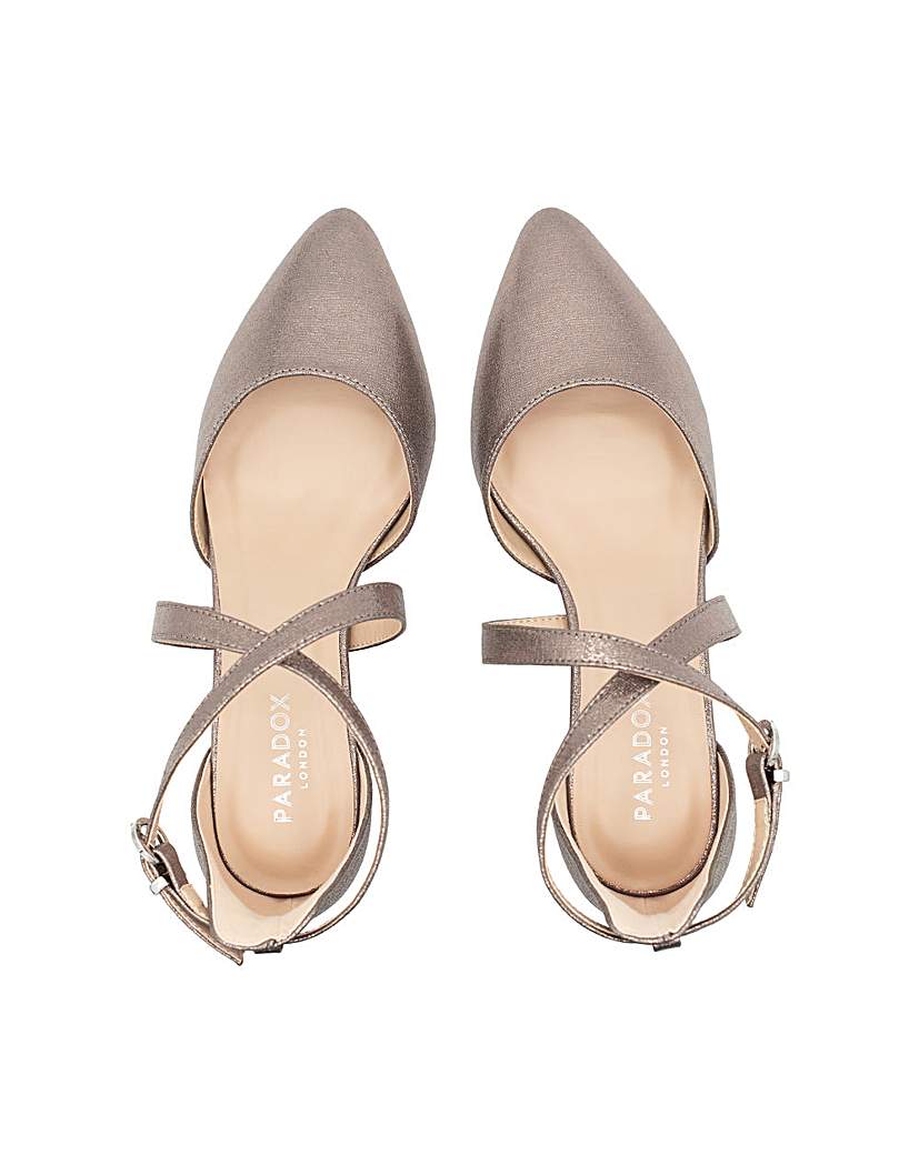 Paradox London Fran Wide Fit Block Heels