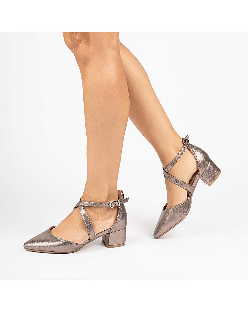 Paradox London Fran Wide Fit Block Heels
