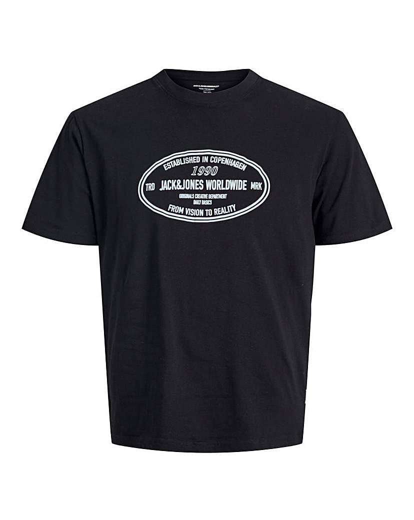 Jack & Jones York Logo T-Shirt - Black