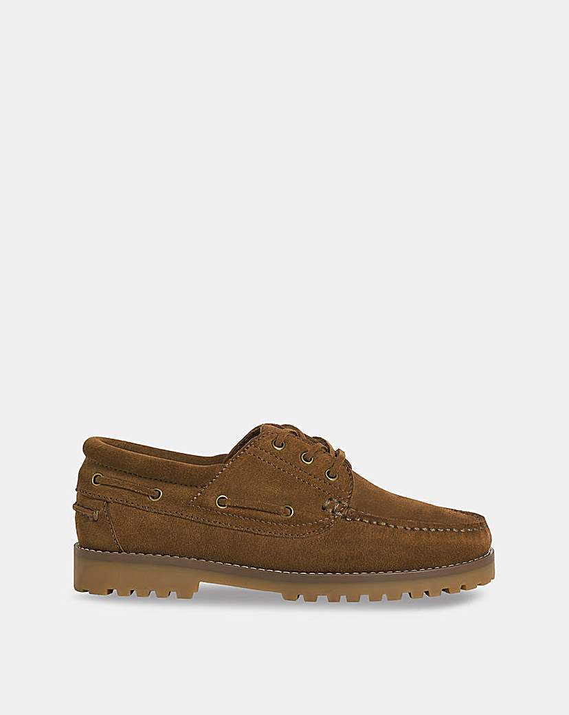 New In - Jack & Jones Brooklyn Suede Boat Shoe