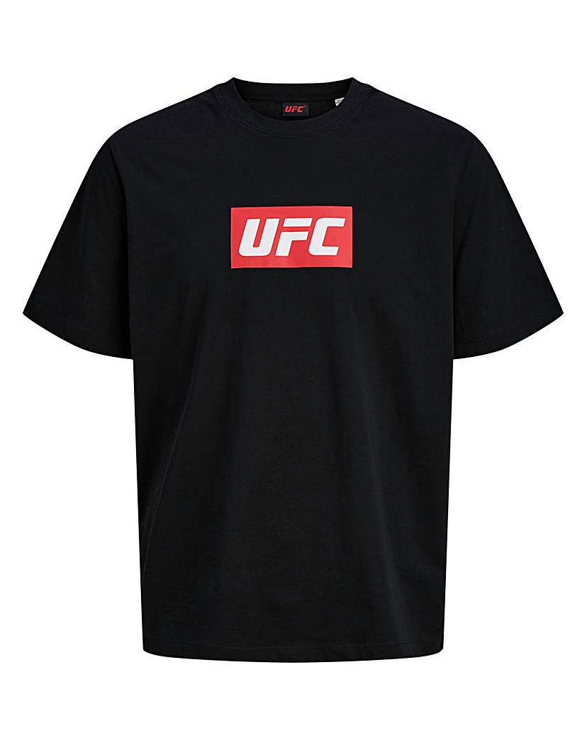 New In - Jack & Jones UFC Logo T-Shirt - Black
