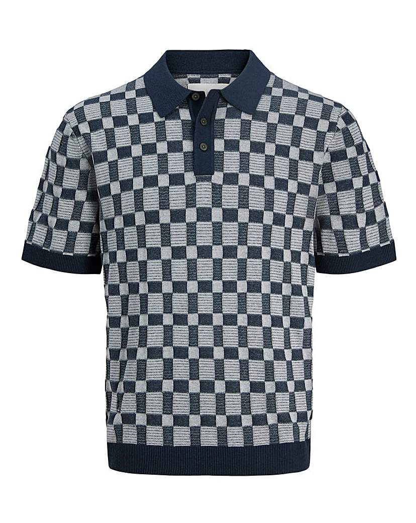 New In - Jack & Jones Premium Alvin Pattern Polo