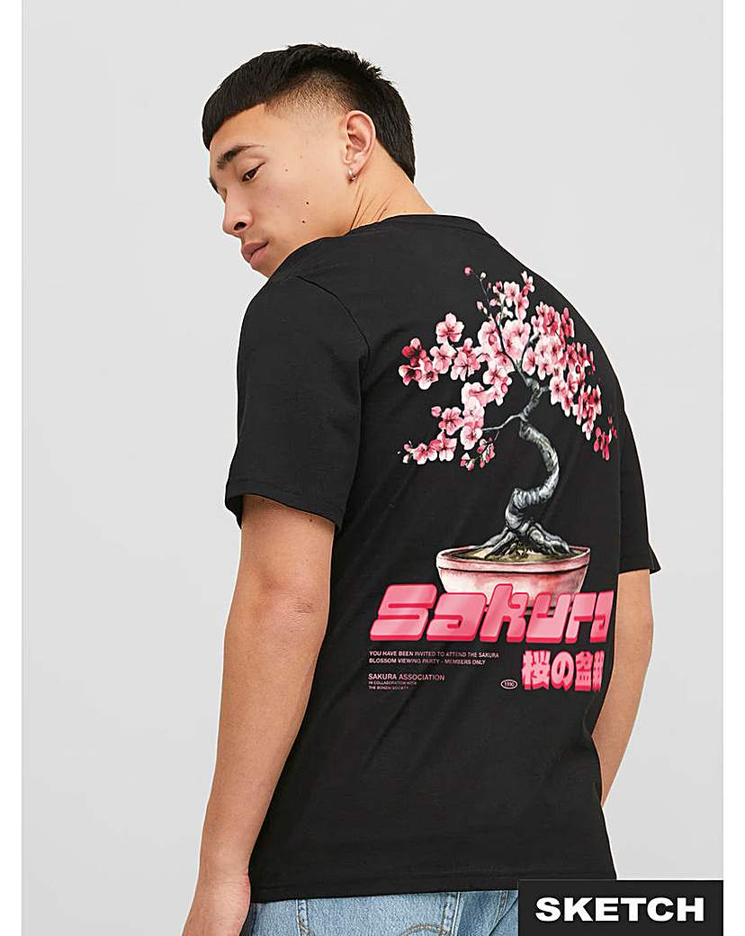 New In - Jack & Jones Sakura Oriental T-Shirt