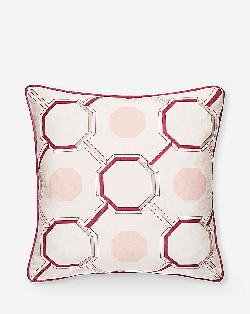 Trellis Chain Satin Cushion Cover