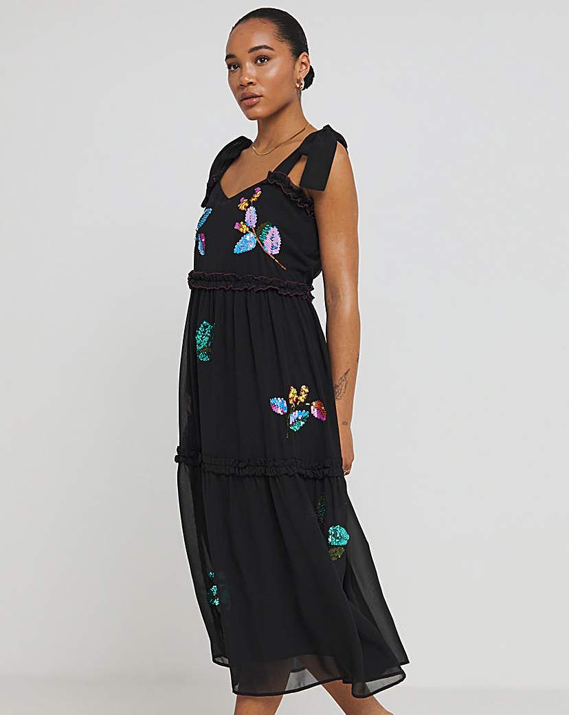 Hope & Ivy Lindsey Midi Dress