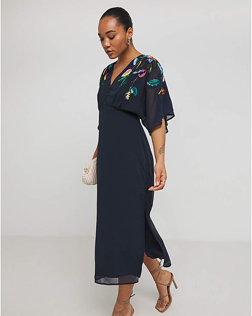 Hope & Ivy Sofia Midi Dress