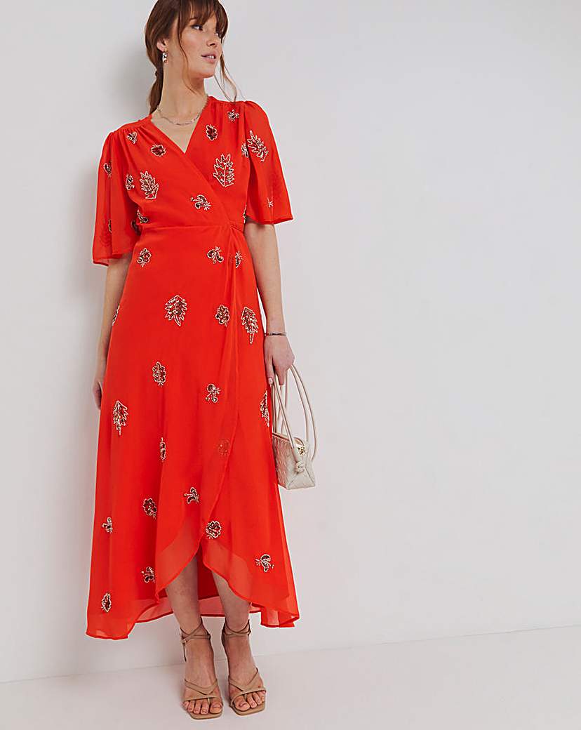Hope & Ivy Alana Wrap Dress