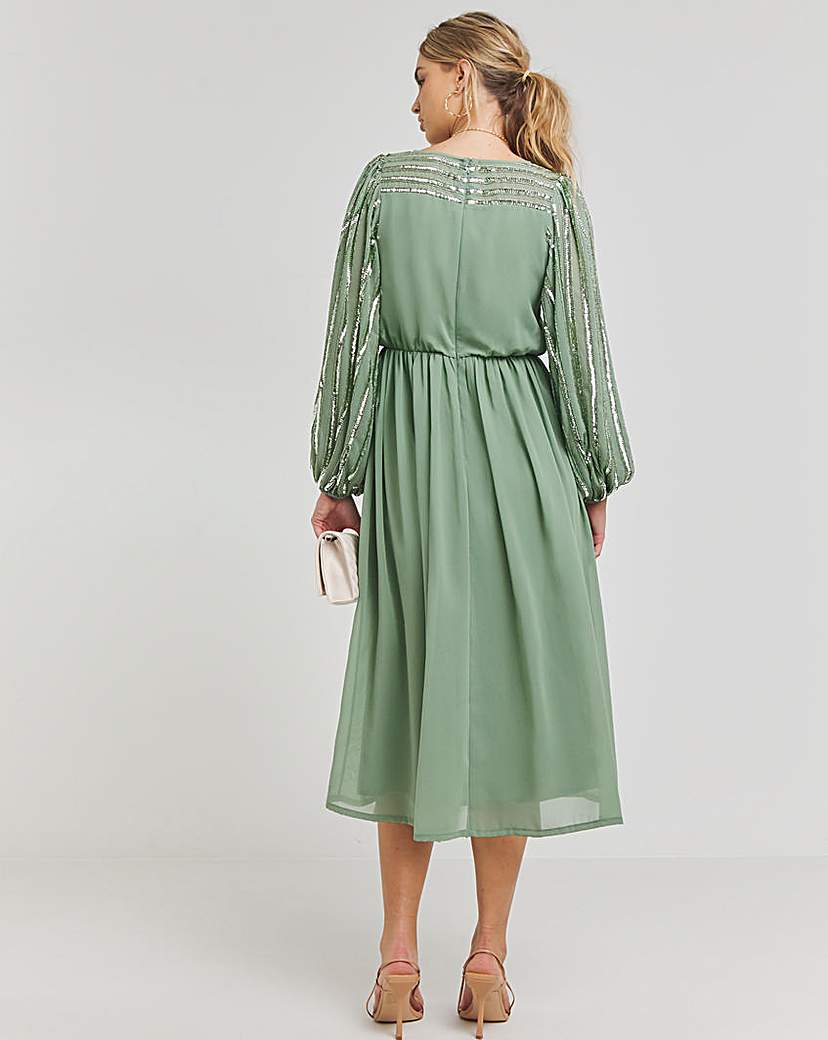 Maya Curve Aurora Midi Dress