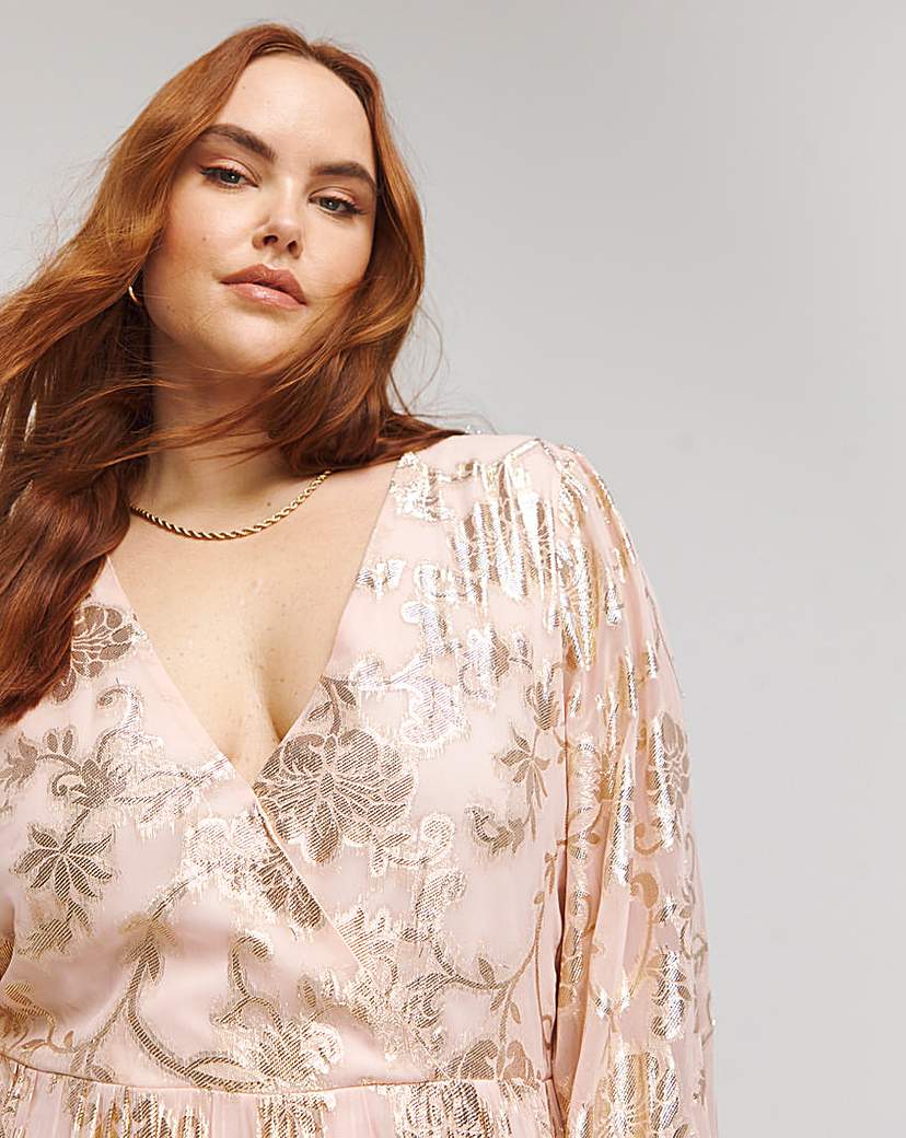 Lovedrobe Wrap Front Midaxi Dress
