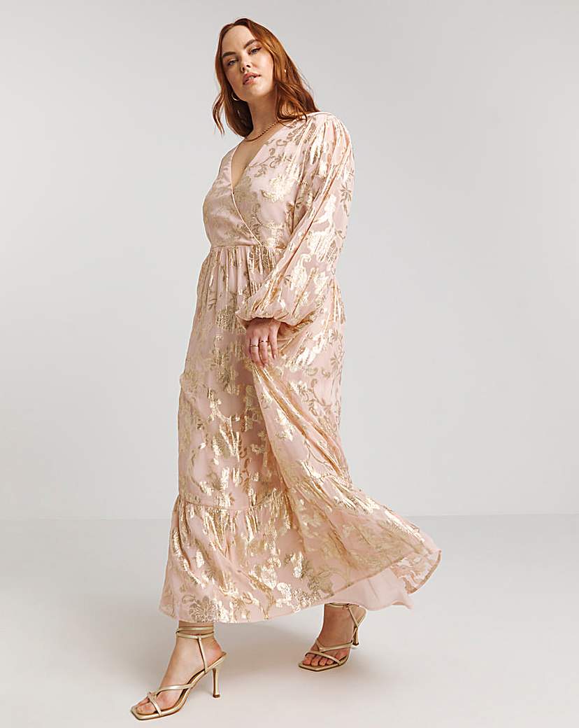 Lovedrobe Wrap Front Midaxi Dress