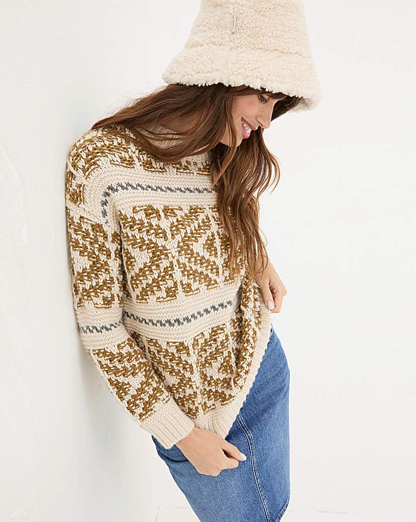 FatFace Ikat Jumper