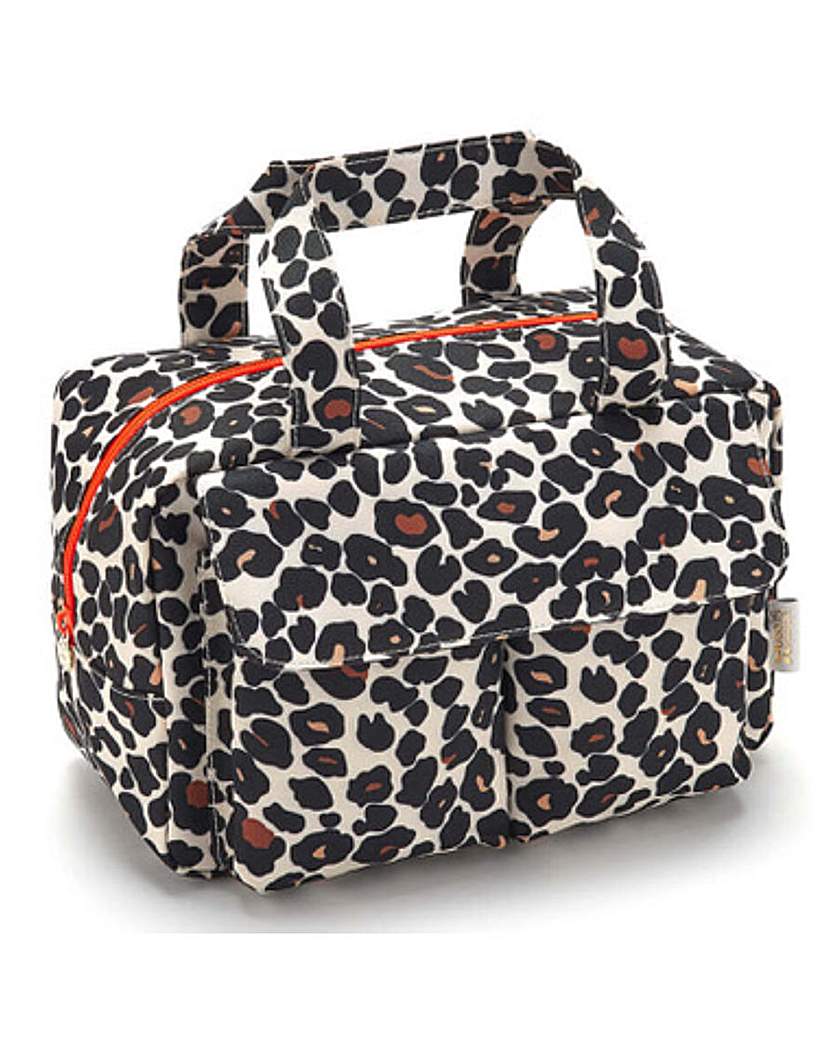 Victoria Green Iris Carry All Leopard