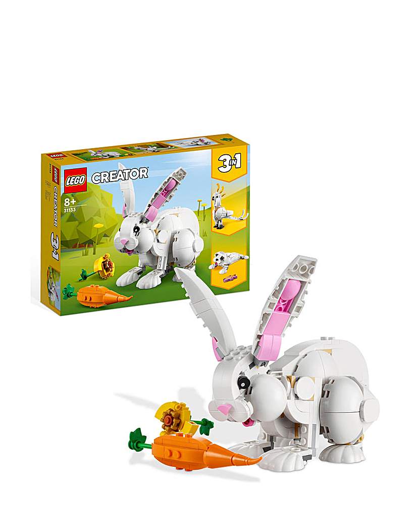 Image of LEGO Creator 3in1 White Rabbit Toy Anima