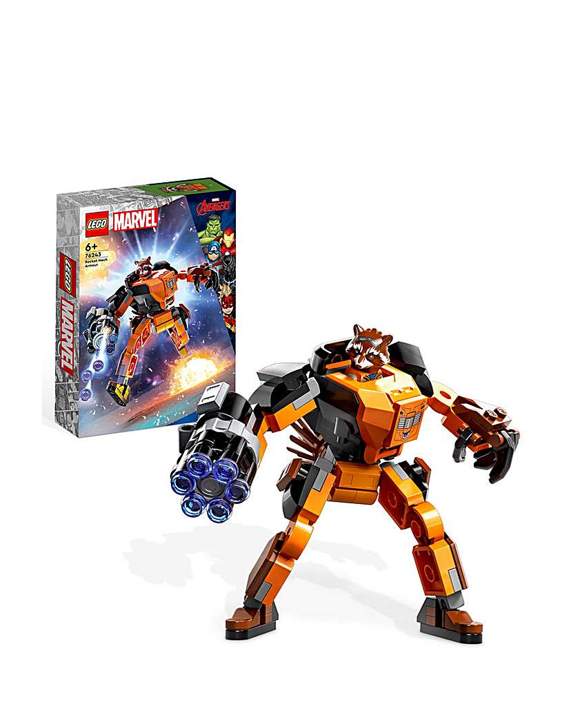 LEGO Marvel Rocket Mech Armour Superhero