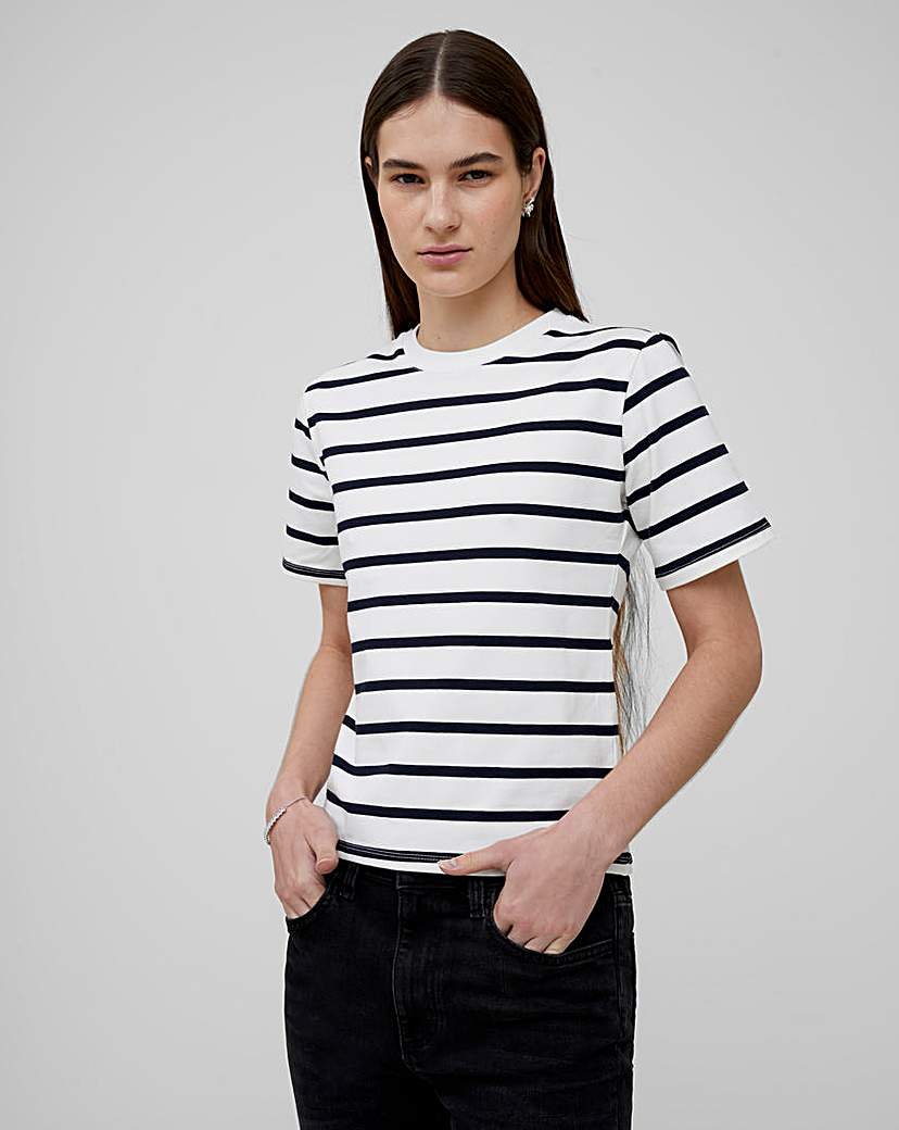 French Connection Cotton Stripe Tee