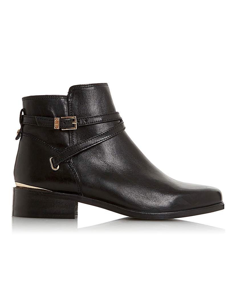 Dune Wide Fit Peper Ankle Boots