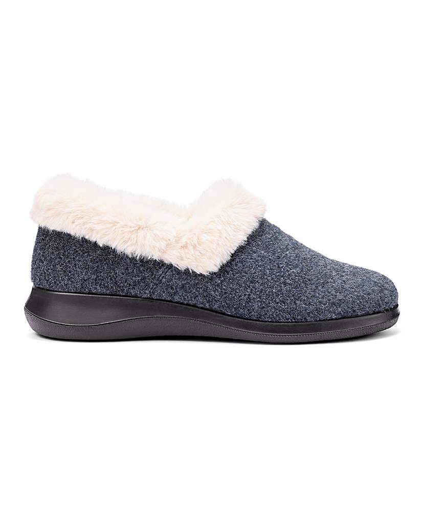 New In - Hotter Hug II Wide Fit Slipper