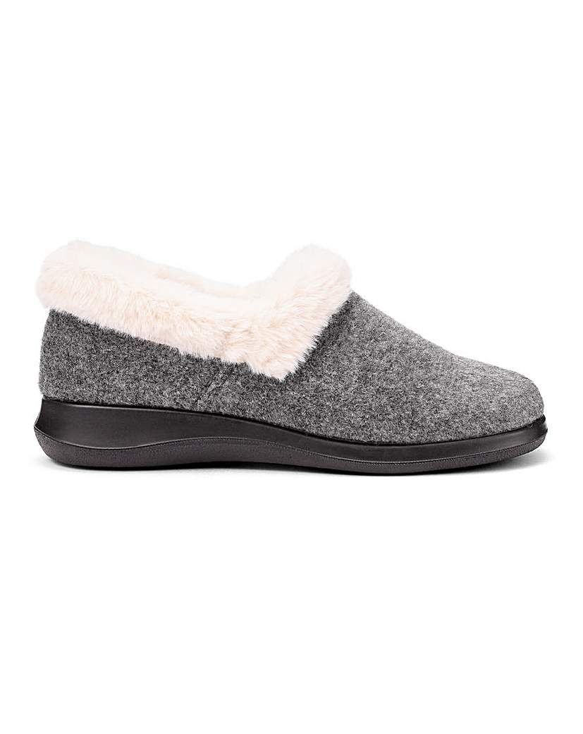 New In - Hotter Hug II Wide Fit Slipper