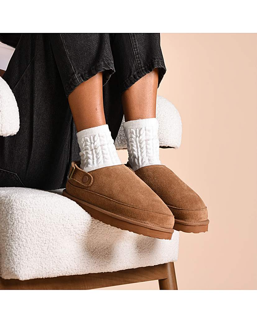 New In - Just Sheepskin Ladies Quinn Mule Slipper