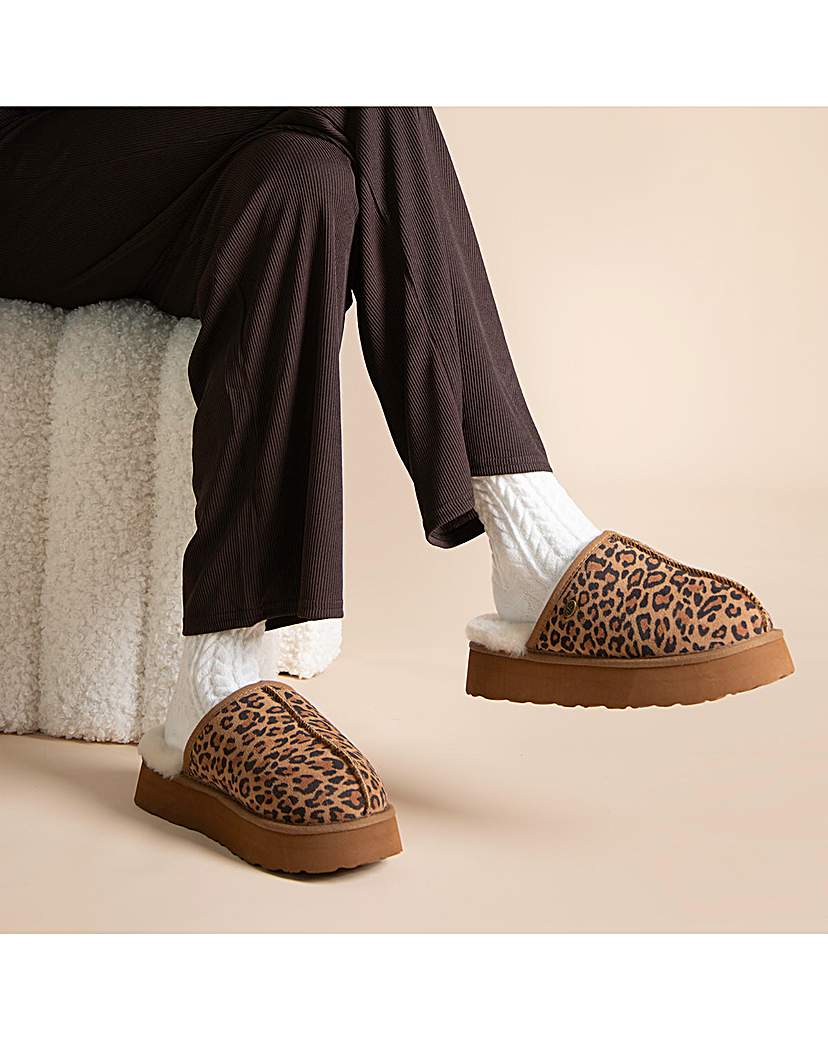 New In - Just Sheepskin Ladies Mabel Mule Slipper