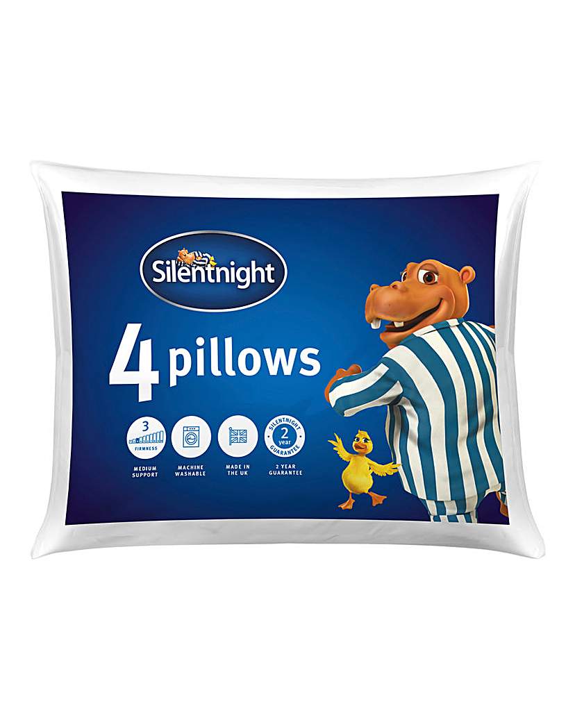 Silentnight Essentials Pack of 4 Pillows