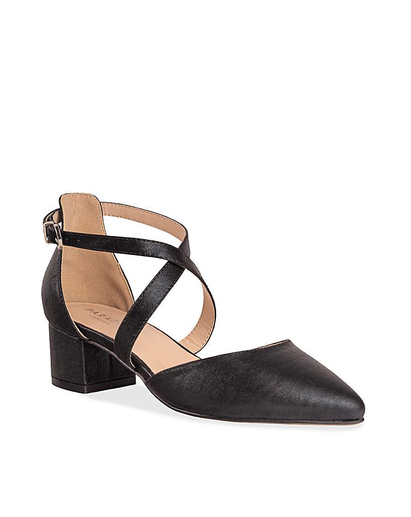 Paradox London Fran Wide Fit Block Heels