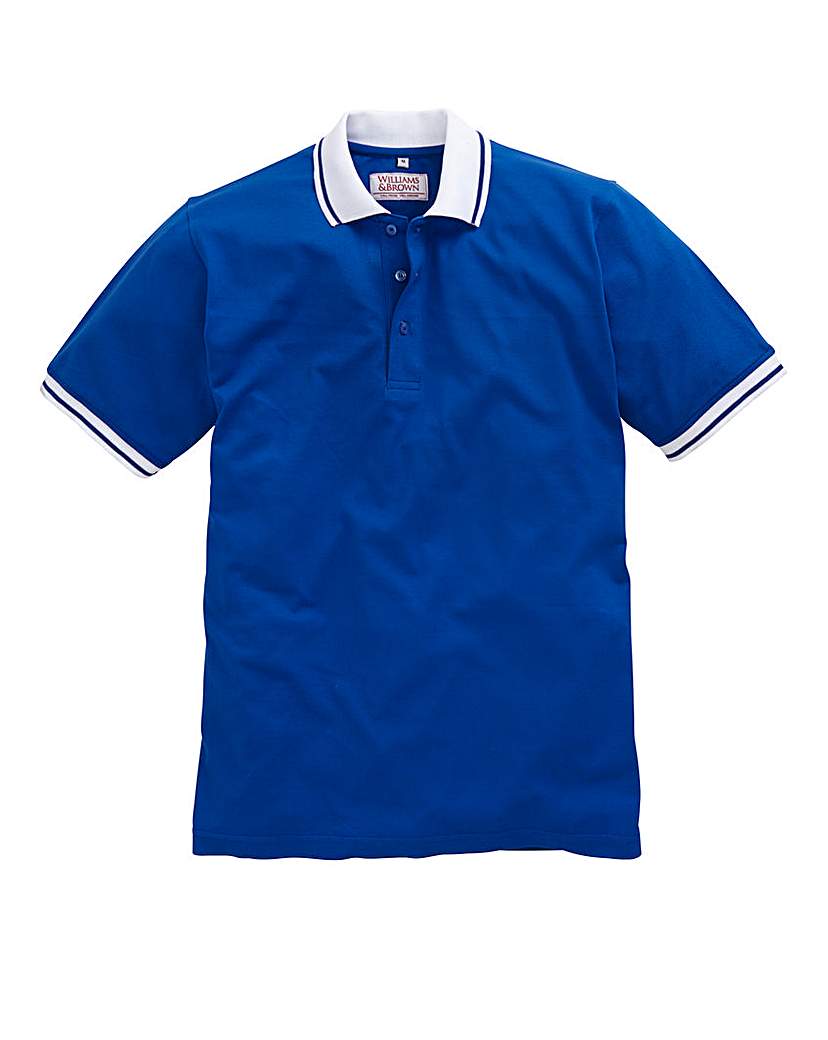 Image of WILLIAMS & BROWN Mercerised Polo