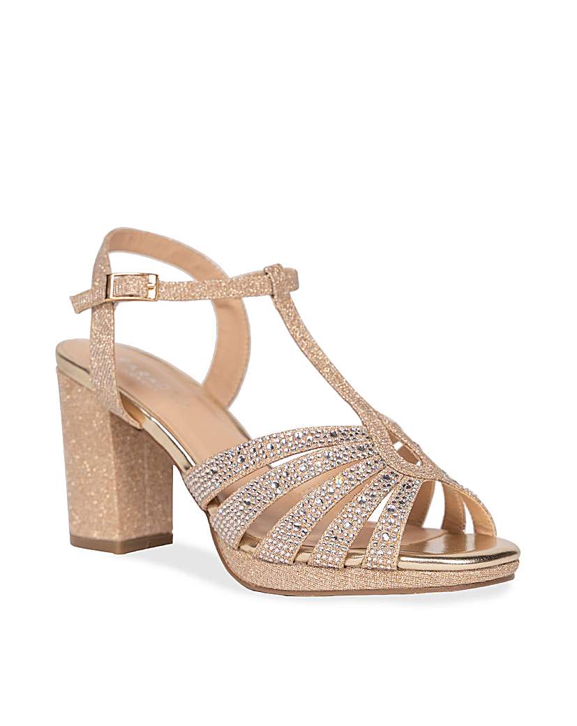 Paradox London Tori Wide E Fit Sandal