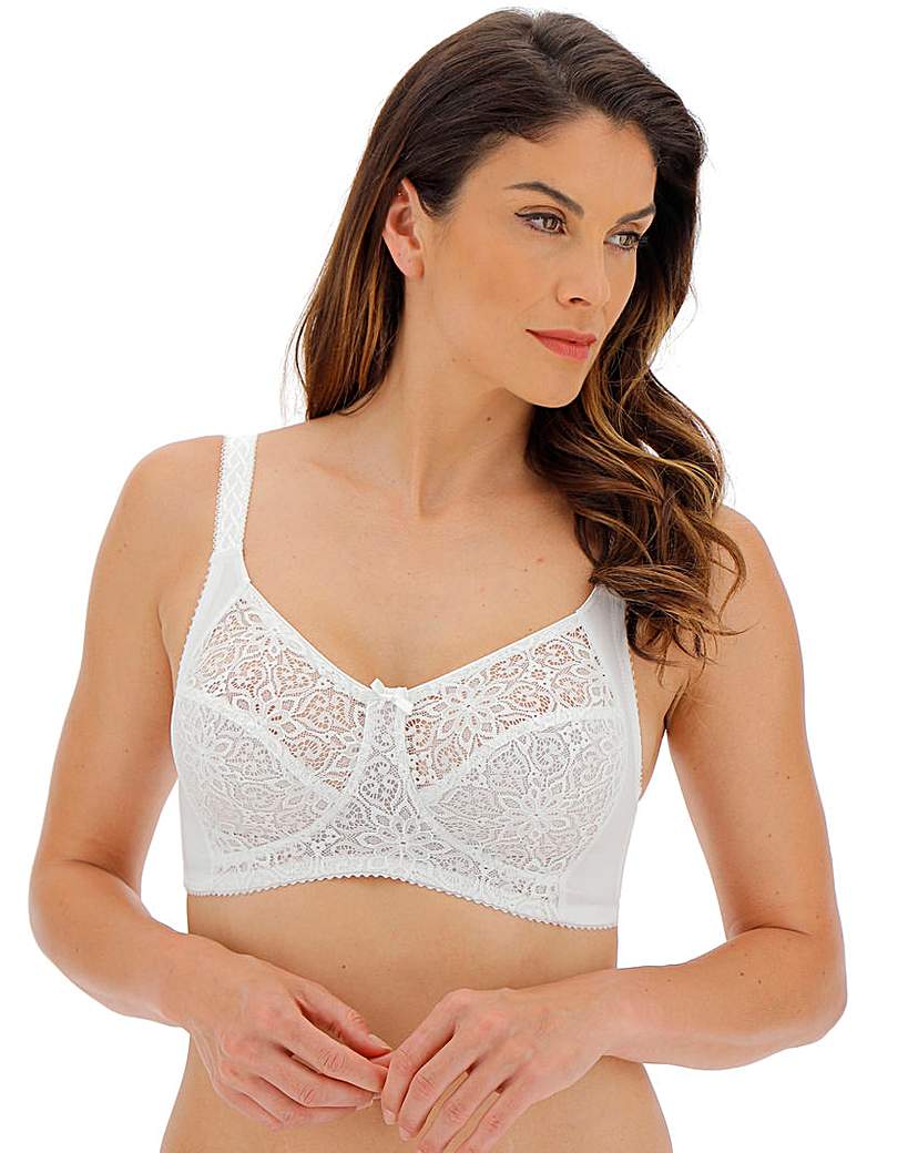 Image of Miss Mary White Non Wired Minimiser Bra