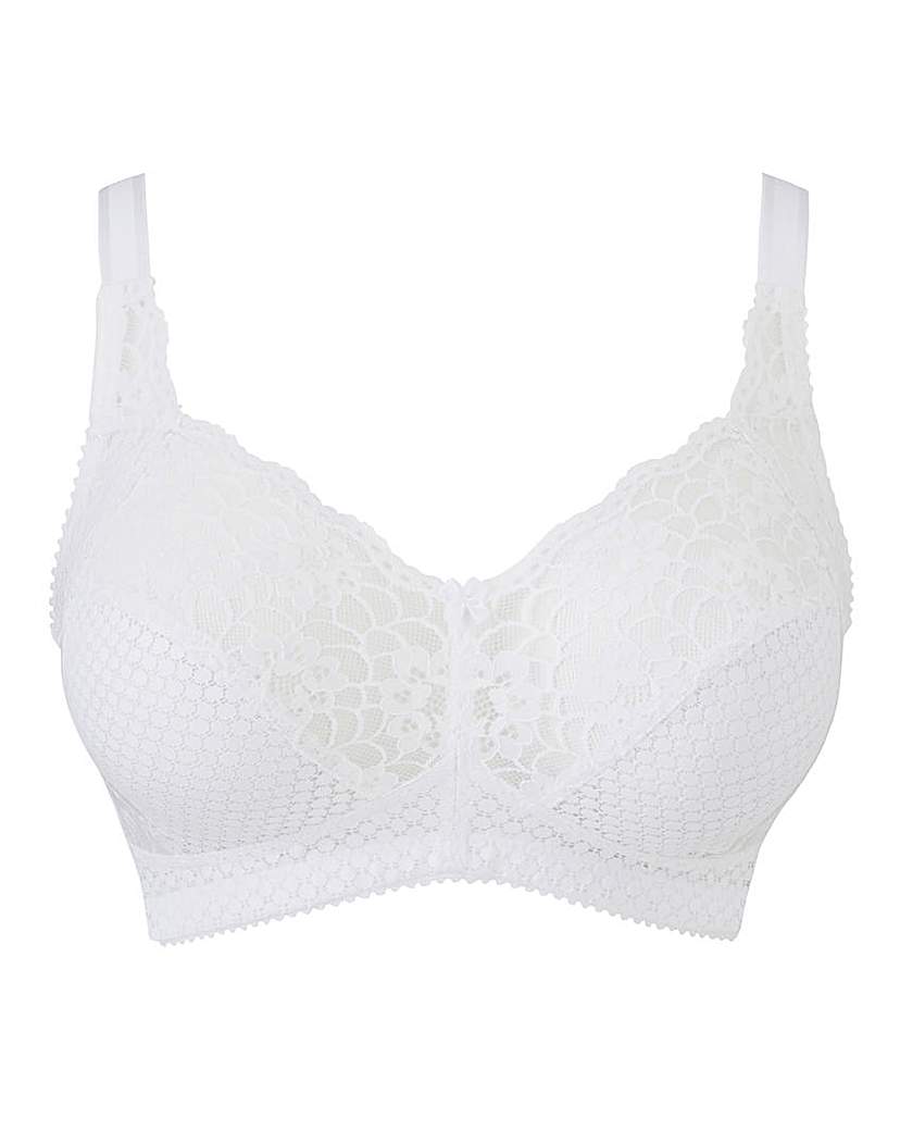 Image of Miss Mary White Cotton Non Wired Bra