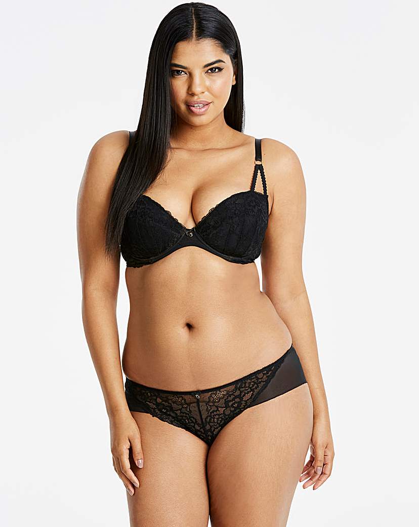 Image of Ann Summers Sexy Lace Plunge Black Bra