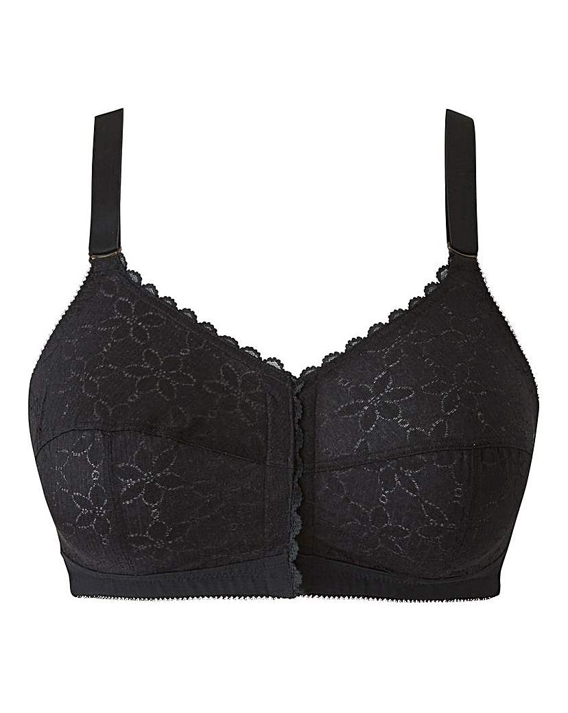 Image of Berlei Front Fastening Black Bra