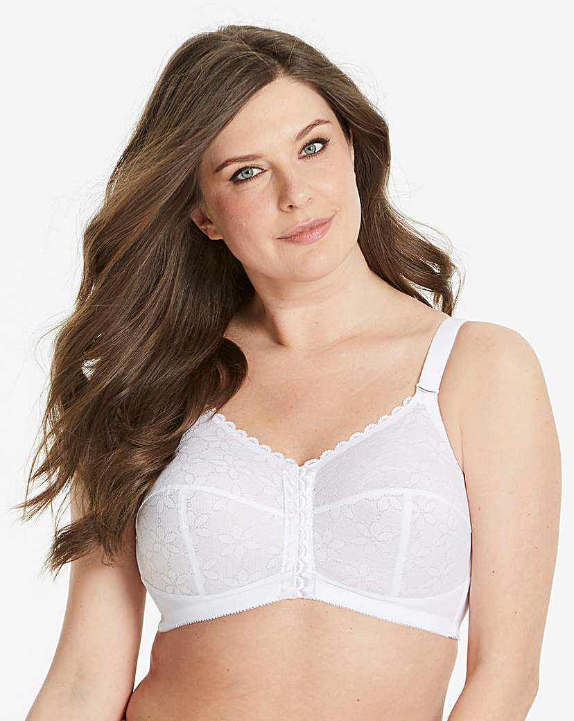 Image of Berlei Front Fastening White Bra