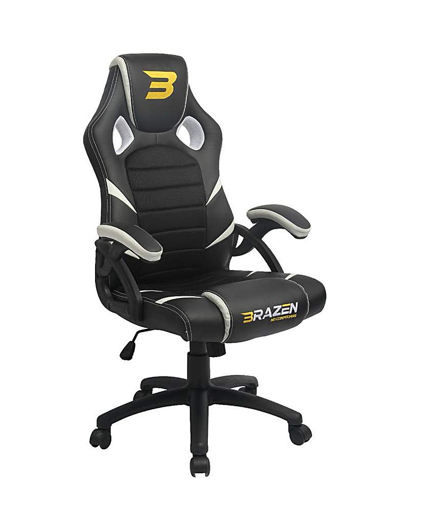B&Q -  Puma Pc Gaming ChairWhite - Image 4