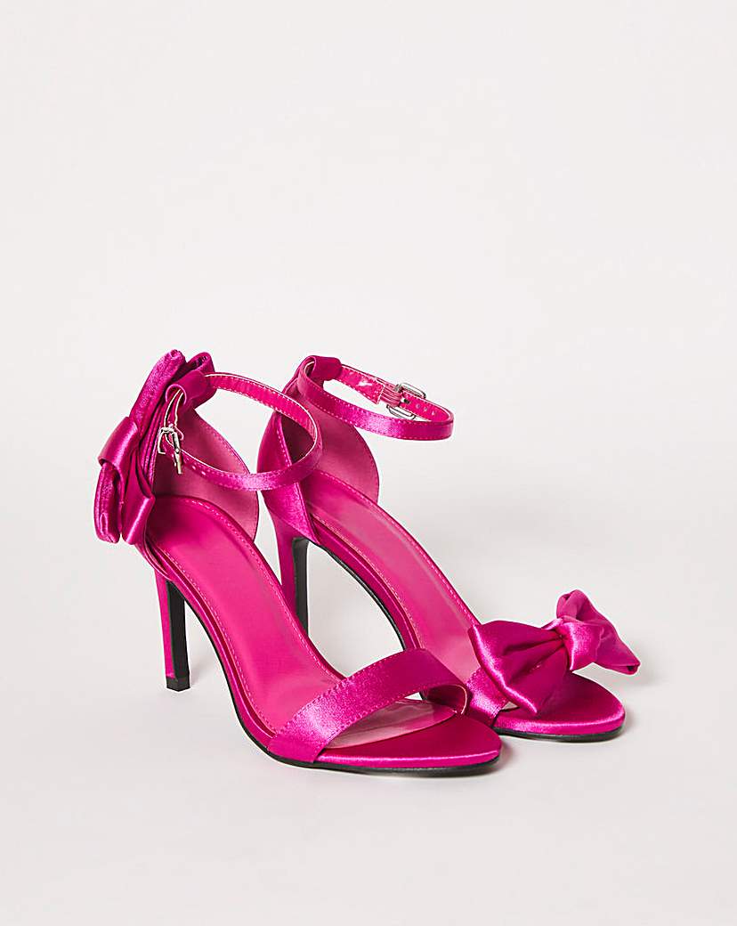 Alternate Bow Barely There Heels Ex Wide