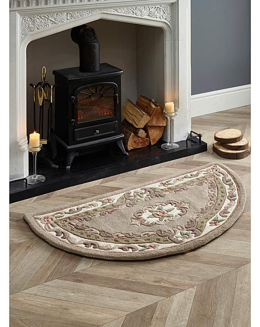 Shensi Hand-Tufted Half-Moon Rug