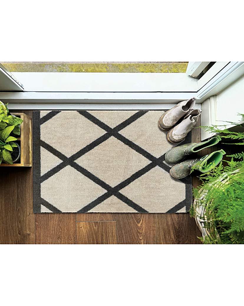 My Mat Border Geo Washable Doormat