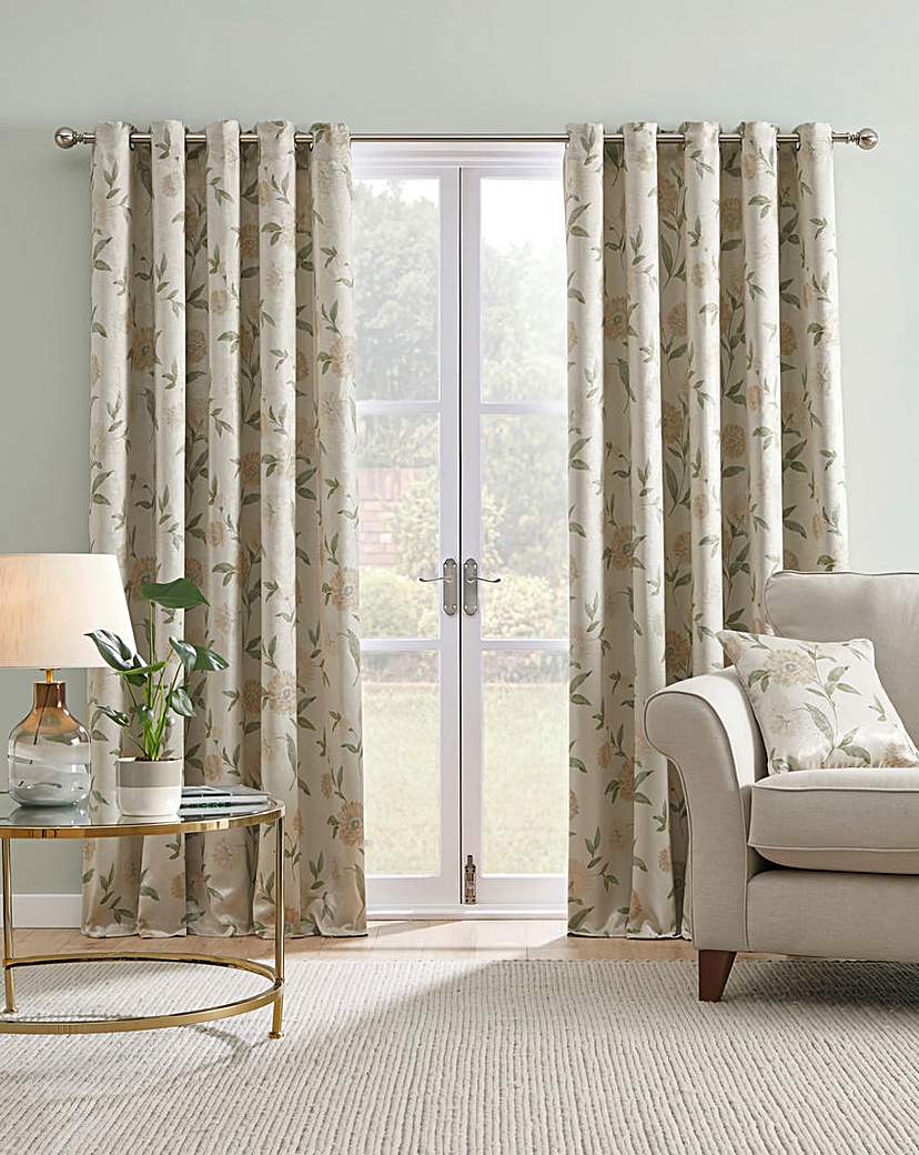 Dahlia Light Filtering Eyelet Curtains