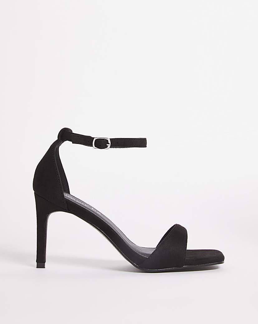 Barely There Heeled Sandals Ex Wide