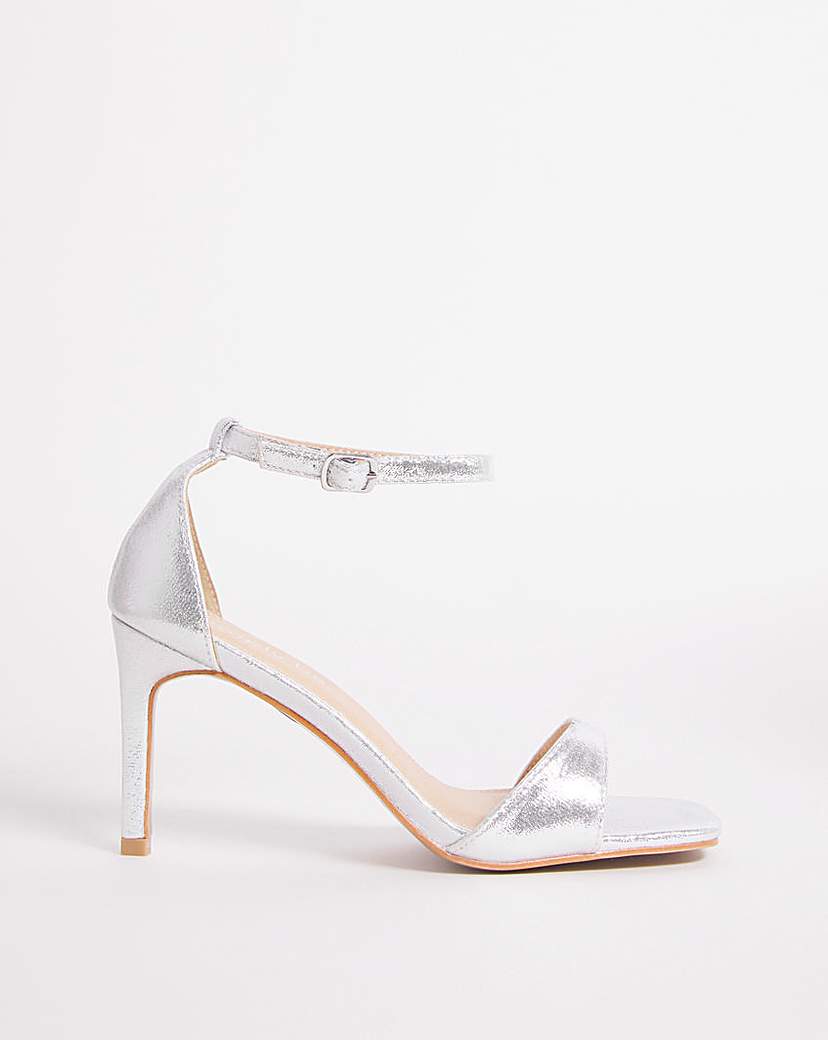 Barely There Heeled Sandals Ex Wide