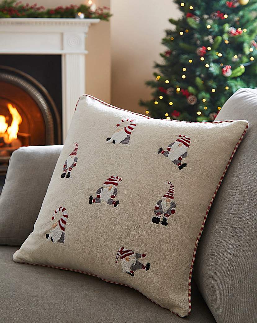 Tufted Santa Cushion