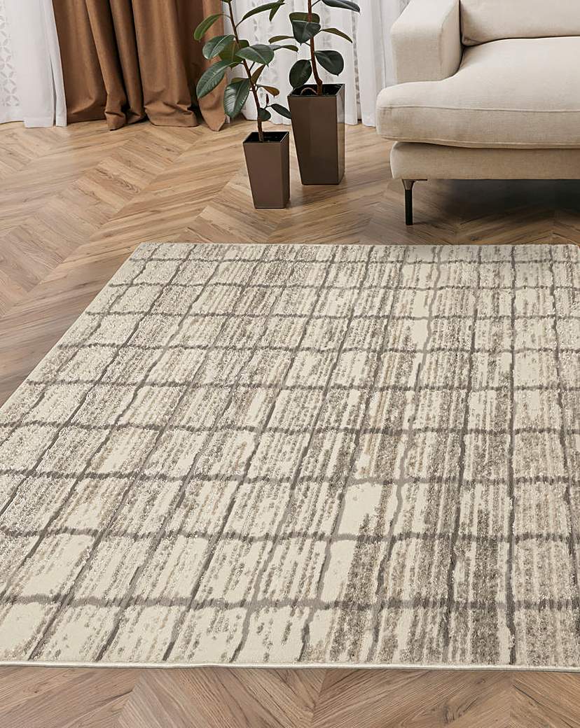 Cadiz Woven Checked Rug