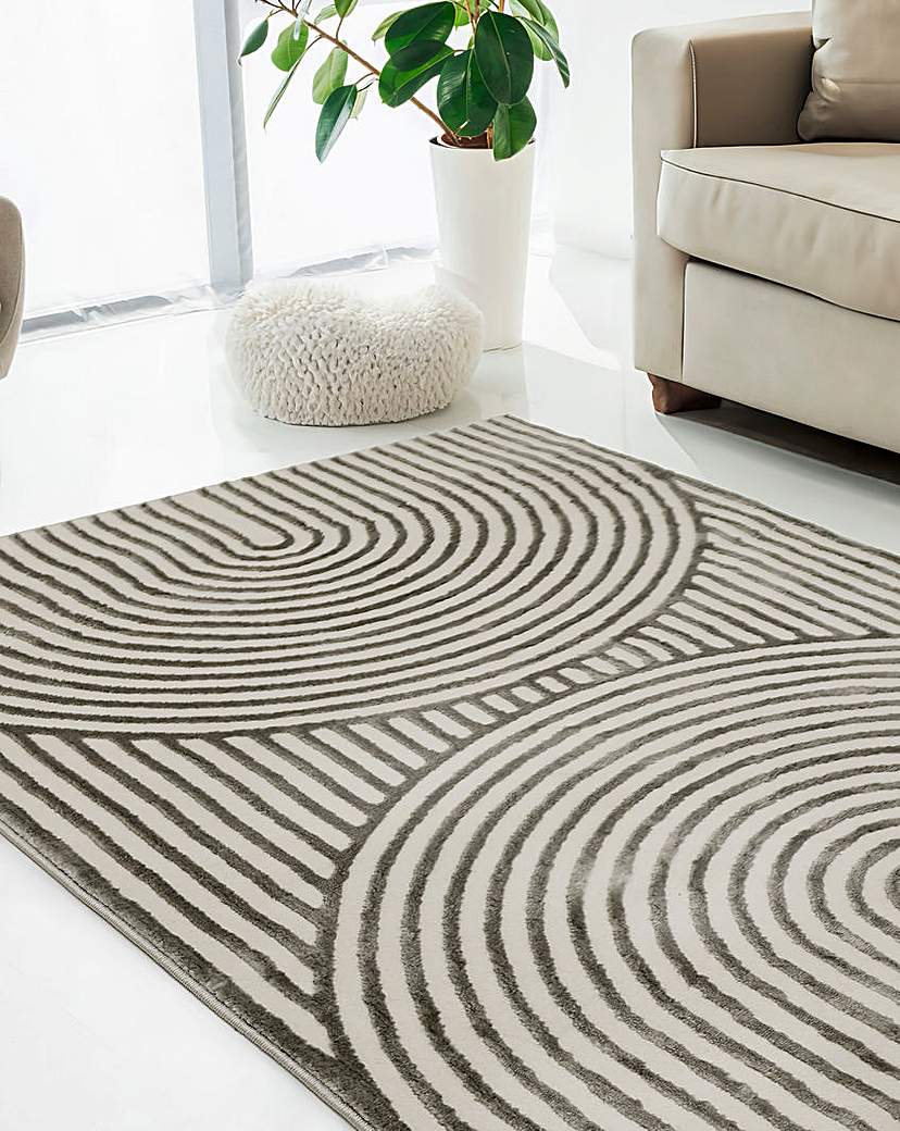 Brio Curved Textured Rug