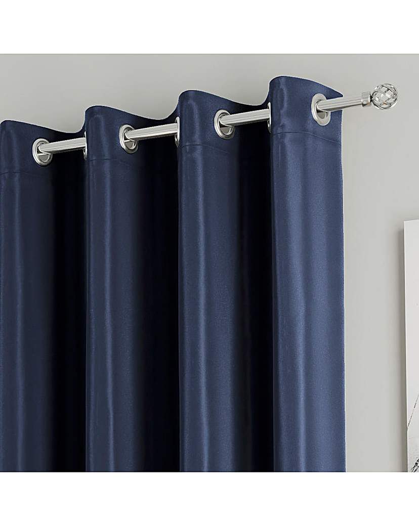 Supersoft Eyelet Curtains - Navy