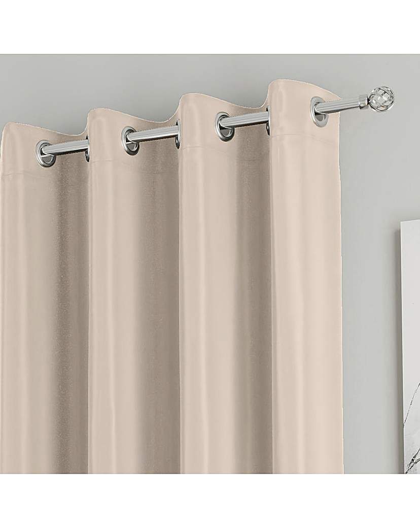 Supersoft Eyelet Curtains - Beige