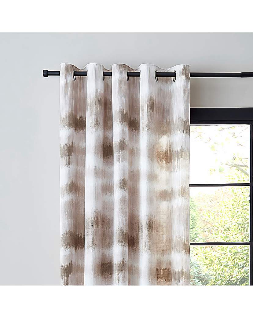 Ombre Textured Curtains - Natural