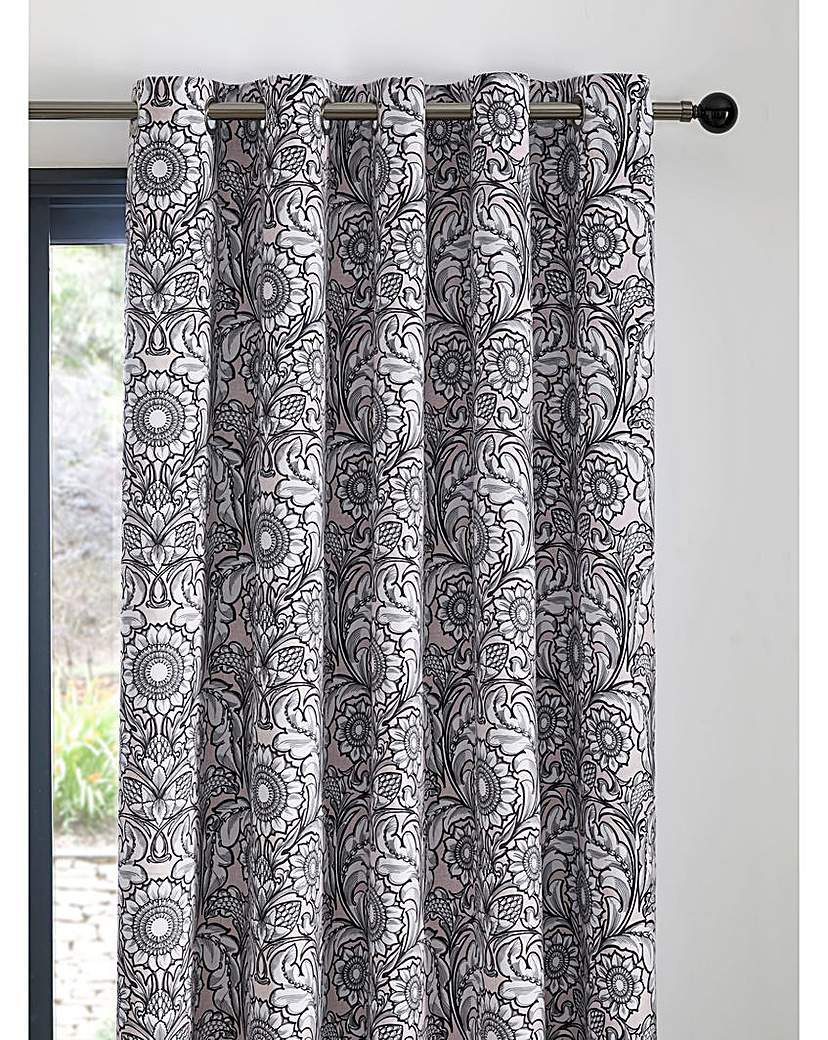 Romilly Velvet Eyelet Curtain