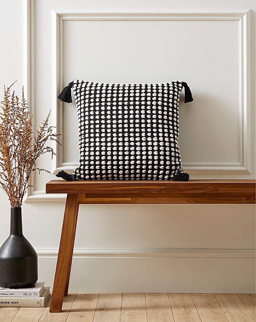 New In - Chenille Bobble Cushion